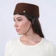 Капелюх таблетка жіночий LuckyLOOK СОВІЙ 57-58 Коричневий (917-408) - изображение 3