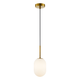 Підвісний світильник ALIAS 1xG9 fi 120, золотий, метал/скло, MILAGRO LIGHTING - изображение 1