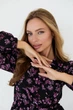 Платье для беременных и кормящих Livorno XL (48) Lullababe Черный с розовым - изображение 9