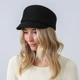 Капелюх жокейка жіночий LuckyLOOK АГУНА One Size Чорний (892-972) - изображение 2