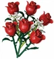 Блочний конструктор No Brand Roses Bouquet 12 деталей Червоний (2104619190) - изображение 1