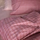 Простынь MirSon King Size 220x240 см 22-1440 Pink Houndstooth (2200012406007) - изображение 6