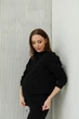 Свитшот для беременных и кормящих Berlin XXL-3XL (50-52) Lullababe Черный - изображение 2