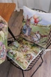 Подушка гобеленова 45х45 см Настрій Заєць з кульками (044332) 4823093477452 - зображення 3