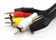 Кабель аудіо/відео Ewell 3.5 mm to 3RCA, 0.7 метрів (EW836) - зображення 3