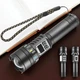 Потужний акумуляторний ліхтар NIGHT VISION Fluorescence 5000 лм, ручний LED ліхтар TG+COB з 9 режимами, зумом, магнітом та Power Bank, водозахищений пошуковий ліхтар із зарядкою USB Type-C - зображення 3