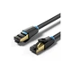 Патч-корд 8м, S/FTP cat 8 RJ-45 black Vention (IKABK) - изображение 1