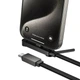 Кабель Hoco U150 Exquisite side plug and stand Type-C to Type-C 60W (1.2m) Черный - изображение 6