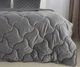 Ковдра ТЕП. Velour темно-сіре зимове-150х210 - зображення 1