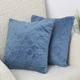 Подушка декоративная ТЕП. Balak Home Велюр Dark Blue-40х40 - изображение 3