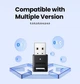 Адаптер Ugreen USB Bluetooth 5.4, Black, CM748, for PC, Receiver & Transmitter, A2DP, AVRCP, HSP, HID, HOGP, PAN, GAP, OPP - зображення 4