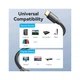 Кабель мультимедійний HDMI M to HDMI M 5.0m 4K60Hz cotton braided black Vention (ALLBJ) - зображення 5