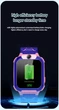 Дитячий смарт годинник XO H100, 2G, IP67, Wi-Fi, BT, GPS, LBS, 2MP, 400mAh, Чорний - зображення 12