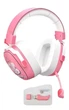 Наушники VALKYRIE VK S1 Pink Беспроводная Игровая Гарнитура, Радиоканал/Bluetooth/3.5мм. Съемный Микрофон, 7.1 Audio, Аккумулятор 60 Часов. PC/PS4/PS5/Switch/Xbox. ANC - изображение 3
