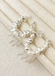 Серьги женские длинные жемчуженки с цепочками Fashion Jewelry Серебристые с белым 20443 - изображение 7