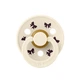 Соска BIBS Pacifier 0-6 m Colour Holiday Bow Latex Round (круглая) – Ivory Plum - изображение 1
