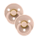 Пустушка 0-6 m Colour 2 PACK Latex Round (кругла) – Blush (2 в упаковці) - изображение 1