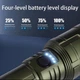 Мощный аккумуляторный LED фонарь HUUKERS FX-2503 5000 mAh, светодиодный ручной фонарь с линзой - изображение 9
