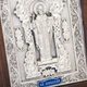 Настольная икона "Святитель Николай" серебряная - изображение 3