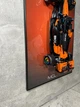 Арт Держатель Рамка 80x50 см. на Стену для Конструктора LEGO Technic McLaren MCL39 F1 (42228) Болид Формула Макларен Сезон 2025 - Type-A - изображение 8