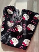 Штаны hello kitty | Плюшевые штаны Хелоу Китти чорни - изображение 2