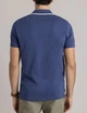 Чоловіча фудболка-поло U.S. Polo Assn: Slim Fit, 100% Cotton, персиковий трикотаж з аплікацією, Premium Quality L темно-синя - зображення 5