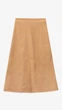 Юбка однотонная женская GENUA G011229-0013 S Бежевый shop (2000999425882) - изображение 1