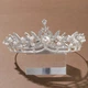 Обруч для волосся зі стразами та перлами "Fashion Pearls", прикраса на голову, срібло - зображення 5