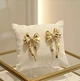 Женские сережки "Бантики" 3х1.6см jewelry Золотистые - изображение 8
