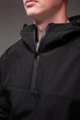 Анорак чоловічий Softshell на флісі S чорний 1995195 - изображение 7