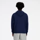Мужское синее худи New Balance Sport Essentials Full Zip 46 (S) (MJ41502NNY) - изображение 2