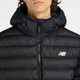 Чоловіча чорна куртка New Balance Hooded Puffer 52 (XL) (MO53500BK) - зображення 4