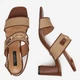 Женские босоножки Nine West 2489-19 5906751099469 38 25.5 см Бежевые (5906751099841) - изображение 4