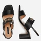 Женские босоножки Nine West 2489-19 5906751099476 37 24.9 см Черные (5906751099599) - изображение 4