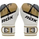 Боксерські Рукавички RDX F7 Ego Boxing Gloves Біло-Золотий 16oz (BGR-F7GL-16oz) - изображение 5