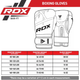 Боксерські Рукавички RDX F7 Ego Boxing Gloves Біло-Золотий 16oz (BGR-F7GL-16oz) - изображение 6