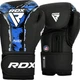 Боксерські Рукавички RDX F17 Aura Plus Boxing Gloves Чорно-Синій 10oz (BGR-F17BU-10oz) - зображення 1