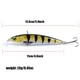 Набор воблеров 3шт. 13г 110 мм Minnow Crankbait для ловли хижака рыбалки на щуку окуня судака - изображение 3