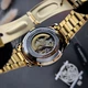 Годинник наручний Awarder 022 Gold-Gold Automatics Metall Не Забуду Дім - изображение 12