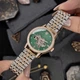 Годинник наручний Awarder 049 Silver-Gold-Green - изображение 2