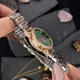 Годинник наручний Awarder 049 Silver-Gold-Green - изображение 4