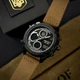 Годинник наручний Awarder 017 Тризуб золото Black-Brown - изображение 2