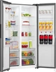 Холодильник SBS Gorenje, 179х62х91см, 2 двері, 344(197)л, А+, NF+, Інв., Зона св-ті, диспенсер, Зовн. Диспл, нерж - зображення 3