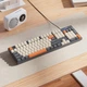 Клавиатура Hoco GM61 Murphy 3-color wired keyboard(russian version) Black - изображение 3