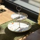 Этажерка Garden Rabbits фарфоровая 2-ярусная для фруктов и десертов 23x24 см Yiwu HP-7323-6 - изображение 2