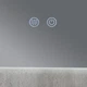Зеркало Qtap Taurus (TA1) 800×700 мм с LED-подсветкой Touch, с антизапотеванием, с диммером, рег. темп цвета (3000-6500K) - изображение 4