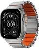 Ремінець Nomad Stratos для Apple Watch 46/49mm Natural Hardware (Ultra Orange) - зображення 1