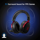 Наушники беcпроводные MCHOSE V9 Pro Black/Red - изображение 3