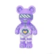 Дитячий 3D конструктор Magic Blocks "Bearbrick" світиться у темряві 4031 деталь, 50 см, від 8-ми років Бузковий (txn-19003) - зображення 2