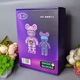 Дитячий 3D конструктор Magic Blocks "Bearbrick" світиться у темряві 4031 деталь, 50 см, від 8-ми років Бузковий (txn-19003) - зображення 4